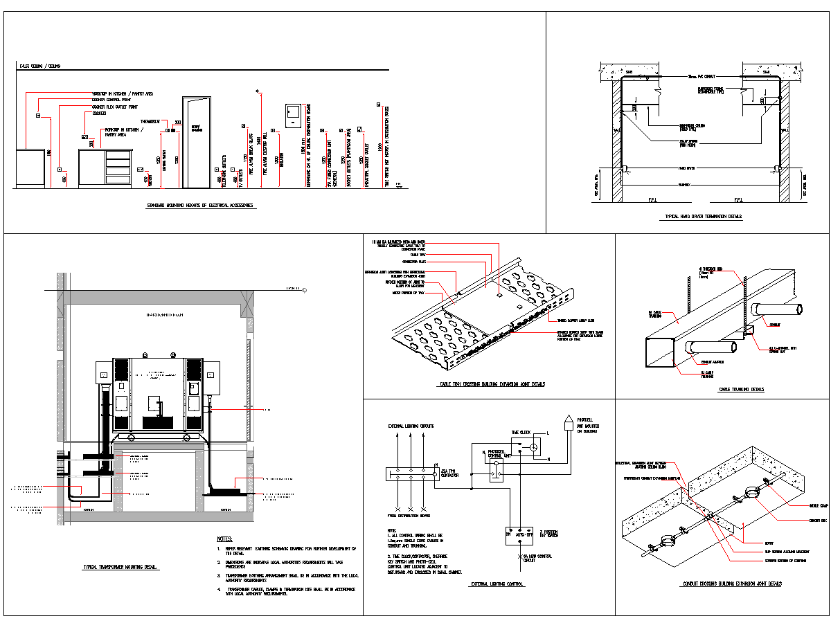 Electrical Typical Installation Details — Complete 7-Sheet Set preview