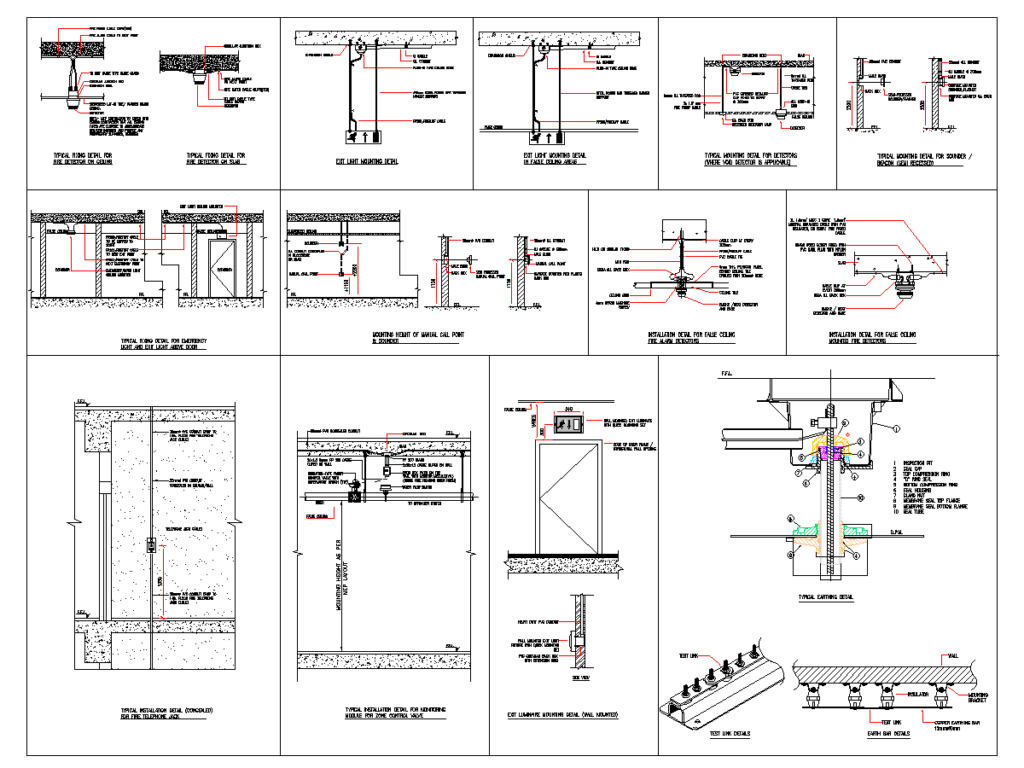 Electrical Typical Installation Details — Complete 7-Sheet Set screenshot