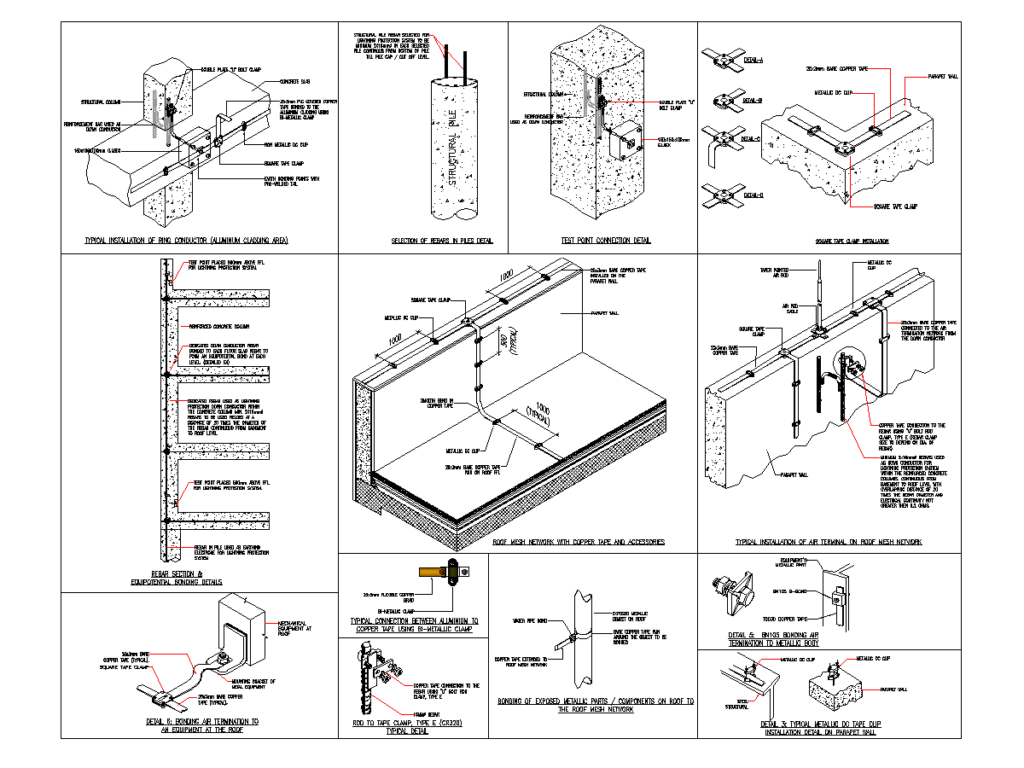 Electrical Typical Installation Details — Complete 7-Sheet Set screenshot
