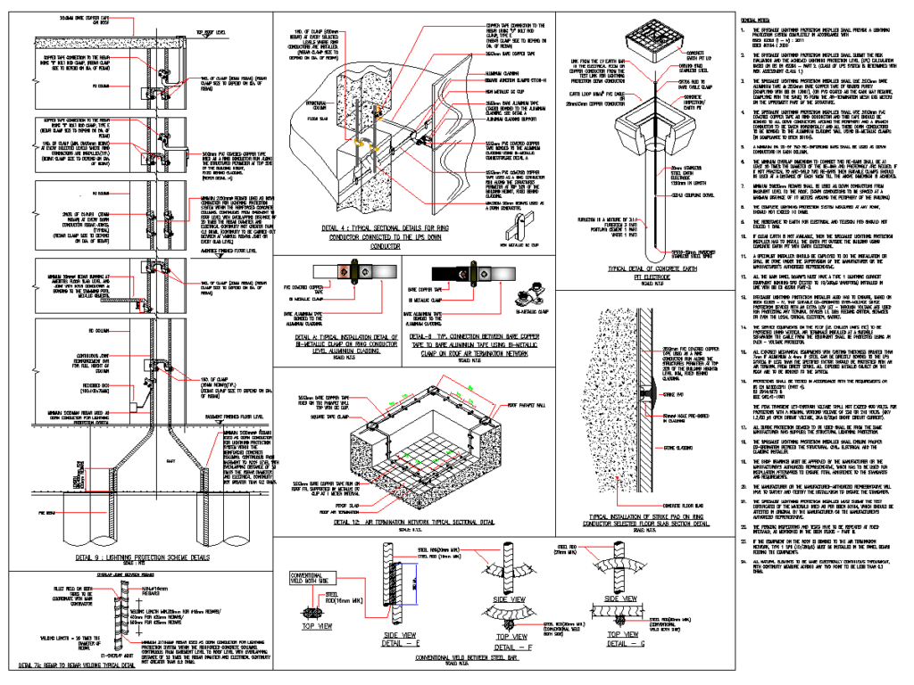 Electrical Typical Installation Details — Complete 7-Sheet Set screenshot